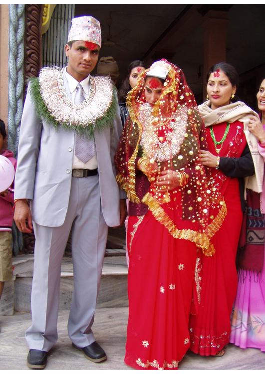 Hindoe huwelijk in Nepal