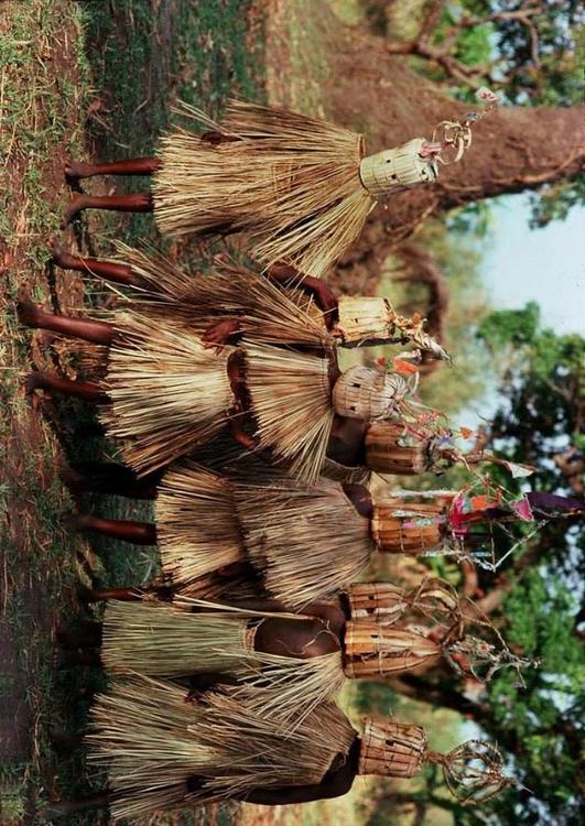 Initiatie ritueel in Malawi, Afrika