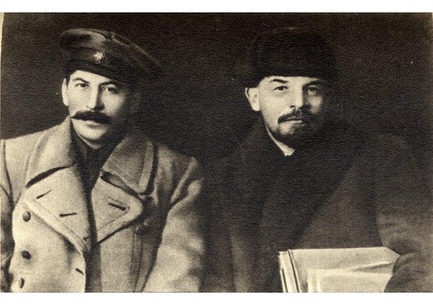 Foto Stalin en Lenin