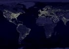 aarde 's nachts - verstedelijkte gebieden