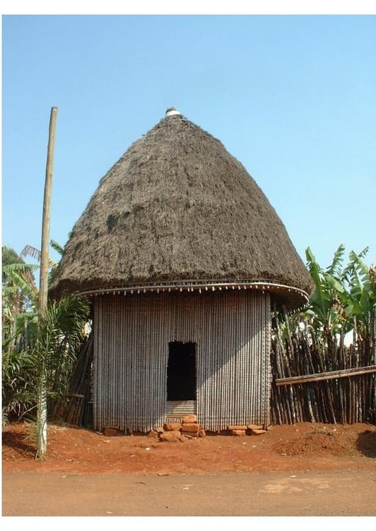 Foto Afrikaanse hut