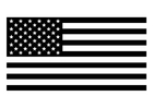 Kleurplaat amerikaanse vlag