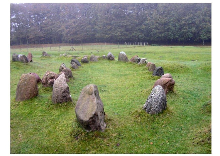 Foto begraafplaats vikings