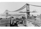 Foto's bouw Manhattan brug 1909
