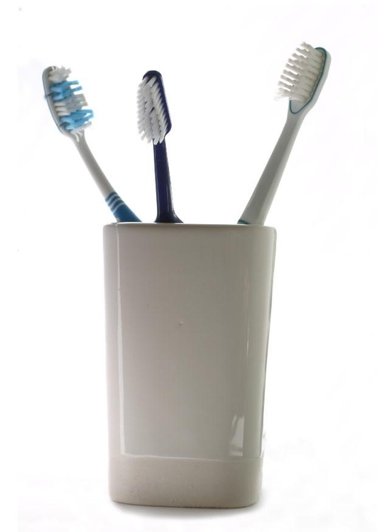 Foto drie tandenborstels