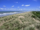 Foto duinen zee kust