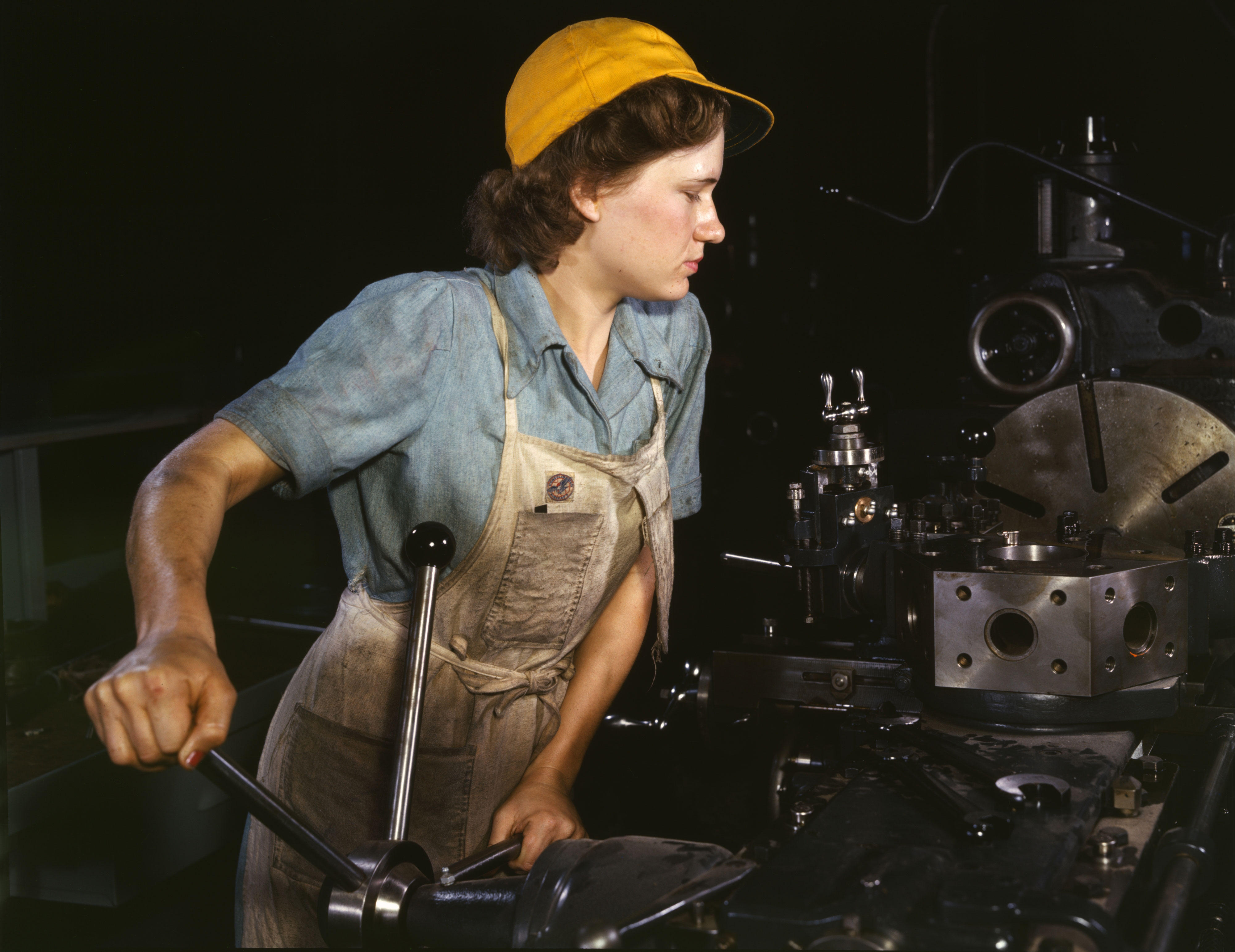Foto fabrieksarbeidster - 1942