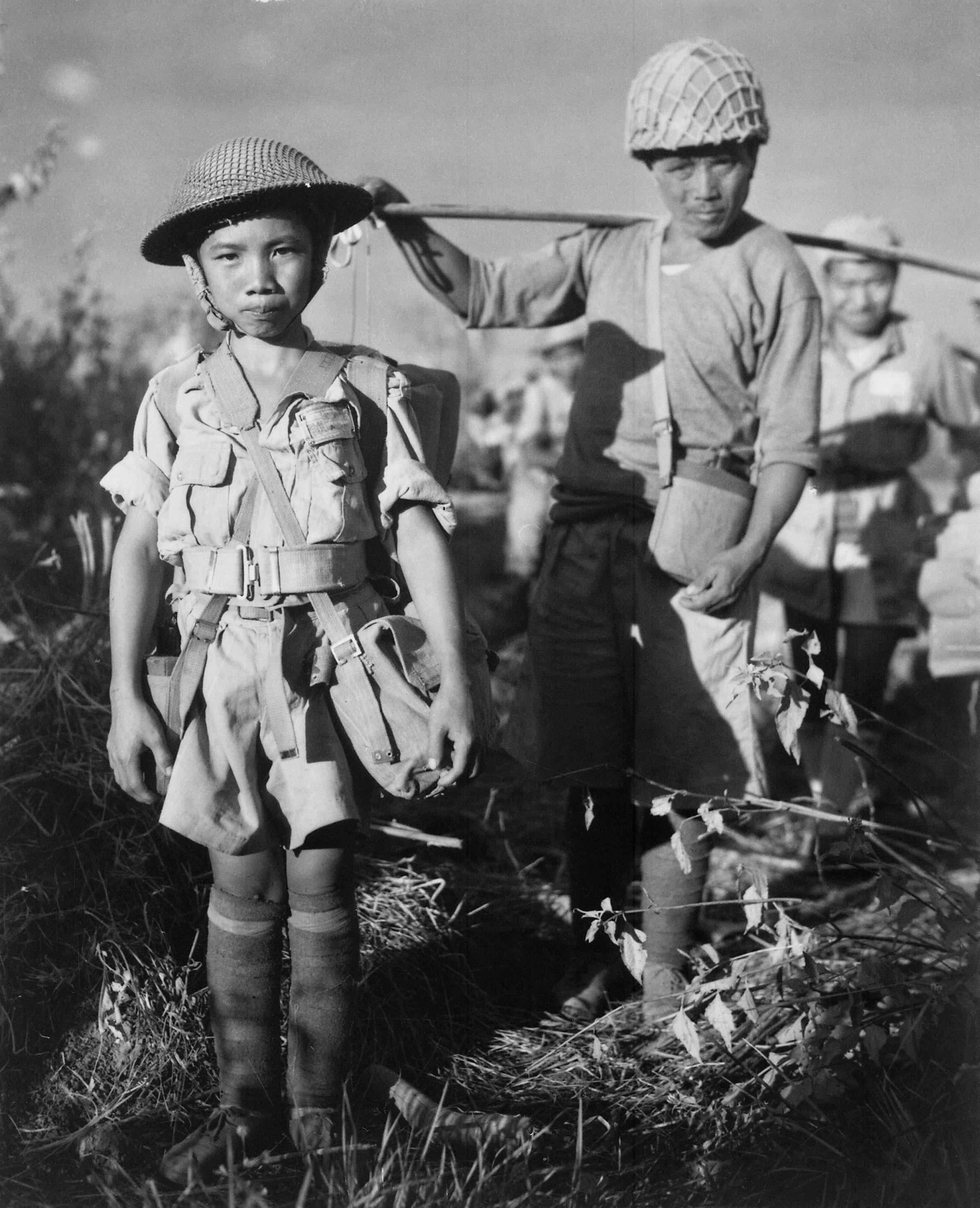 Foto geen kinderen in de oorlog