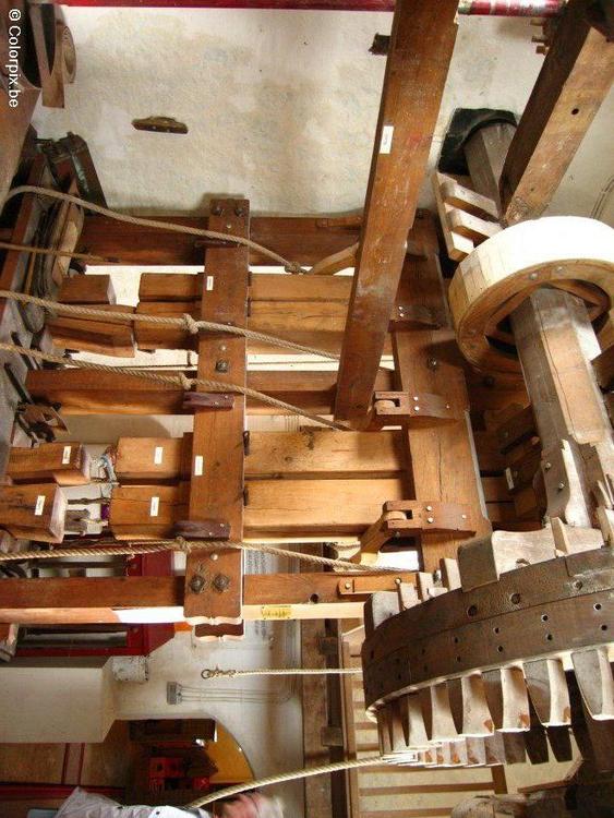 interieur molen - olieslagerij