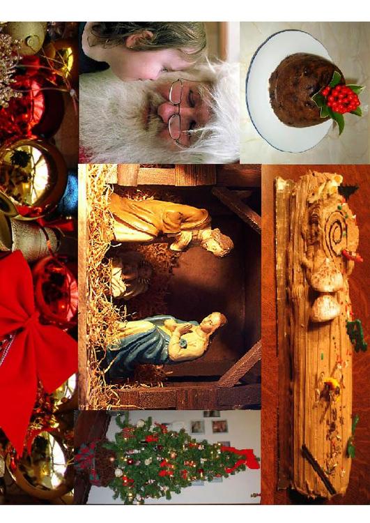 kerst collage