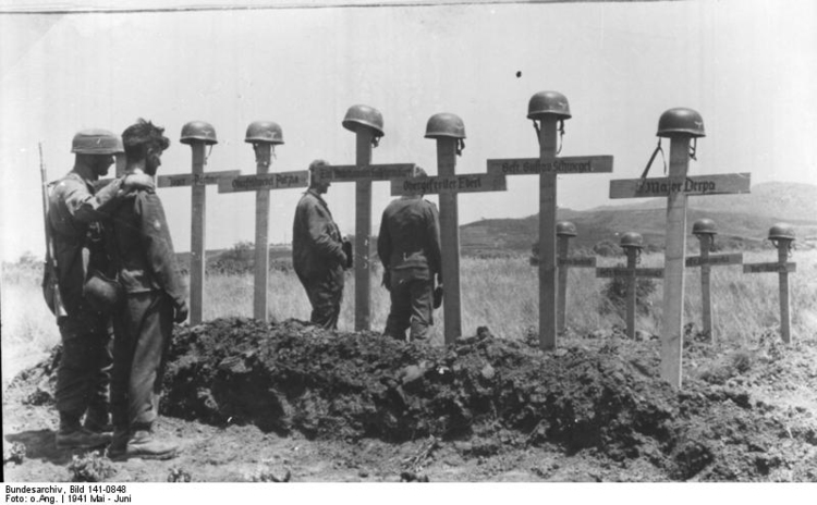 Foto Kreta - graven soldaten