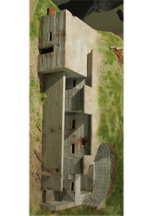 maquette van Duitse bunker 1916