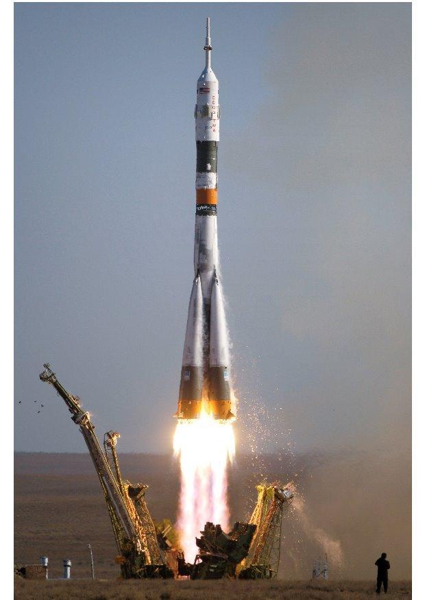 Foto opstijgen raket