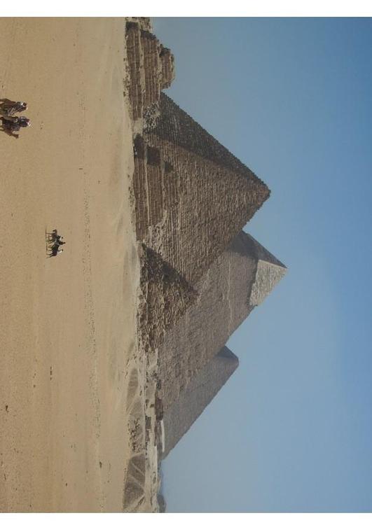 piramides in Gizeh