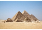 Foto's piramides van Gizeh