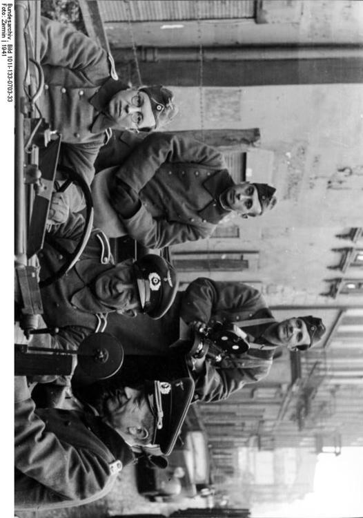 Polen - Ghetto Litzmannstadt - Duitse soldaten