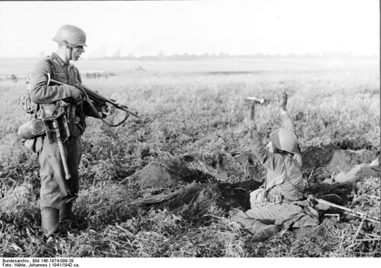 Foto Rusland - gevangen soldaten