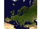 Foto's sattelietbeeld Europa