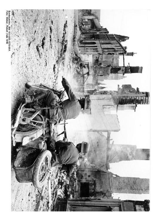 soldaten door ruÃ¯nes - Frankrijk
