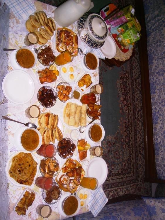 traditionele ramadan maaltijd