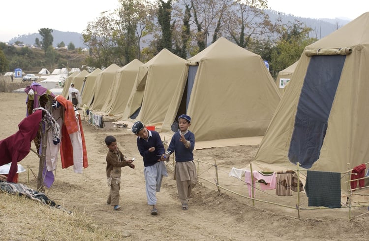 Foto vluchtelingenkamp - Pakistan
