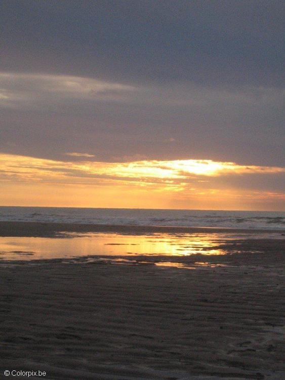 zonsondergang strand 