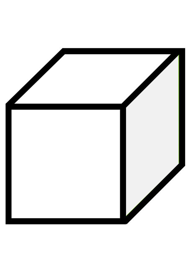 1 cm3 Kleurplaat 1 cm3