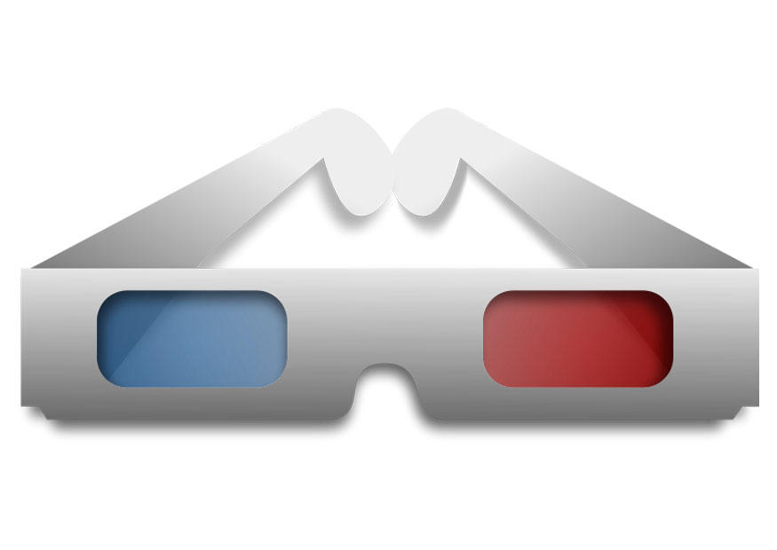 3d bril Afbeelding 3d bril