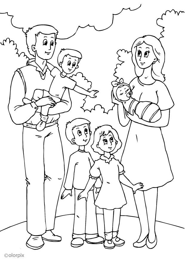 5. nieuwe-familie-bij-vader Kleurplaat 5. nieuwe-familie-bij-vader