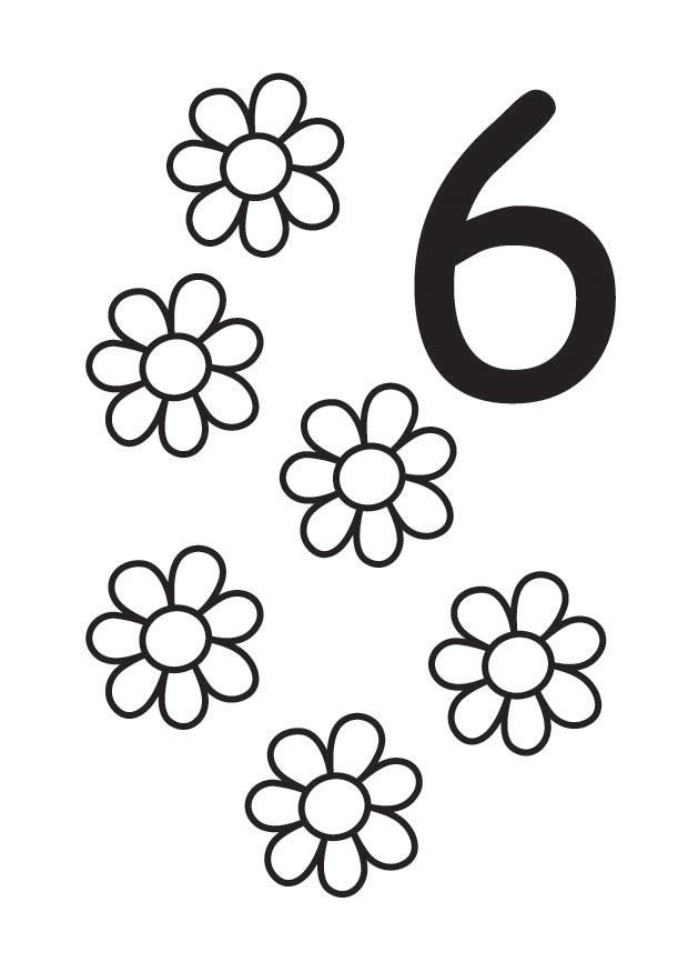 6 Kleurplaat 6
