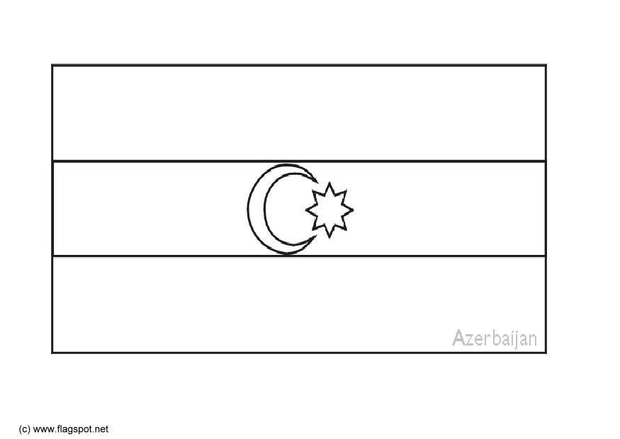 azerbeidjzan Kleurplaat azerbeidjzan