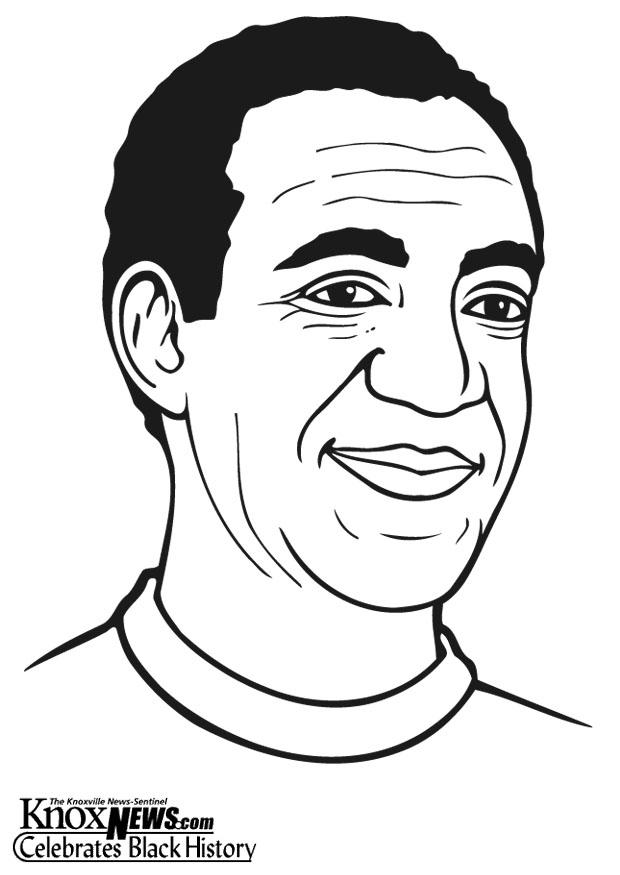 bill cosby Kleurplaat bill cosby
