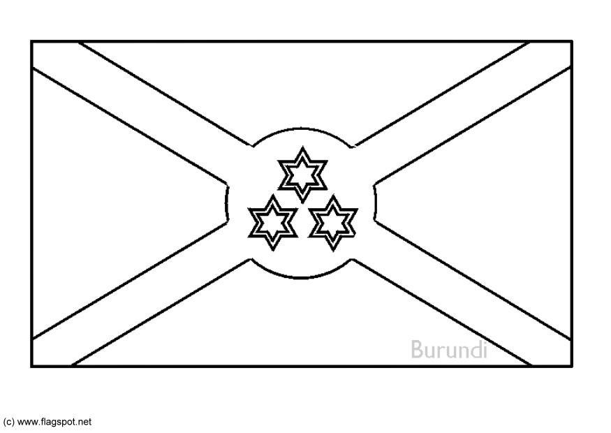 burundi Kleurplaat burundi