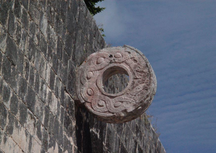 chichen itza - goal balspel Foto chichen itza - goal balspel