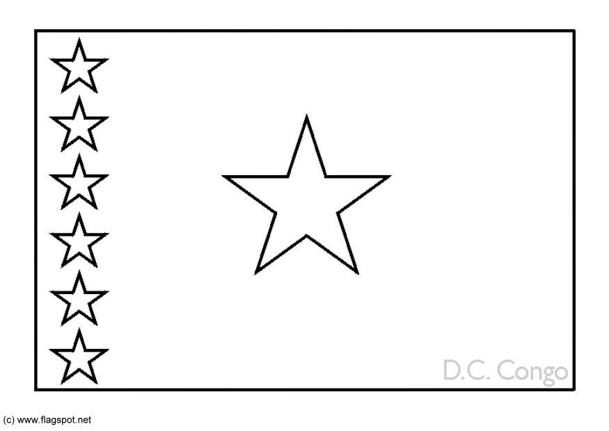 democratische republiek congo Kleurplaat democratische republiek congo