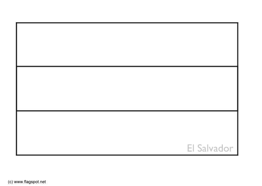 el salvador Kleurplaat el salvador
