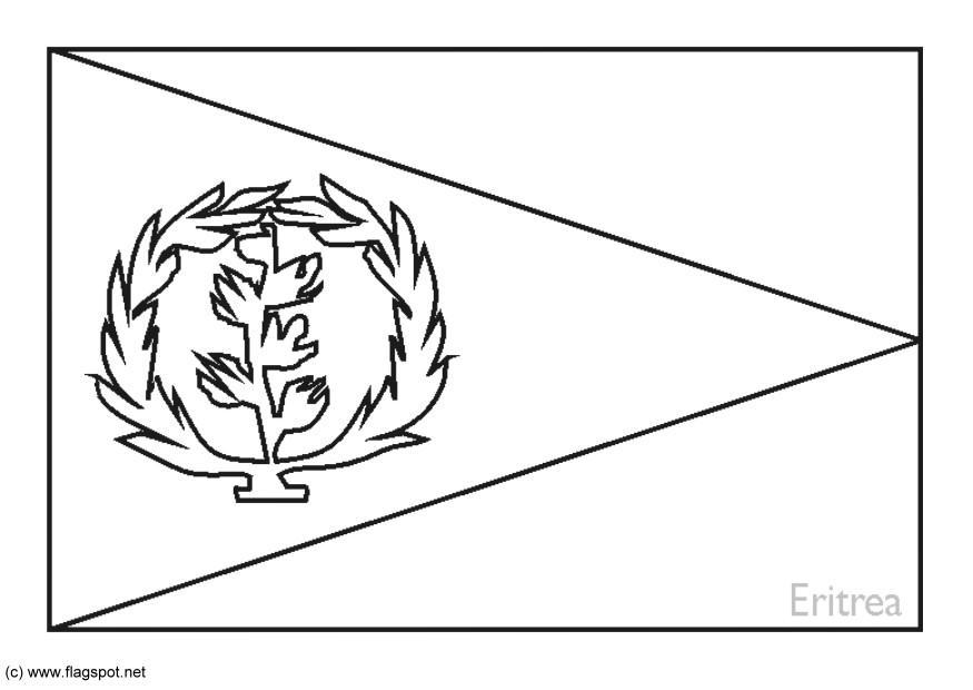 eritrea Kleurplaat eritrea