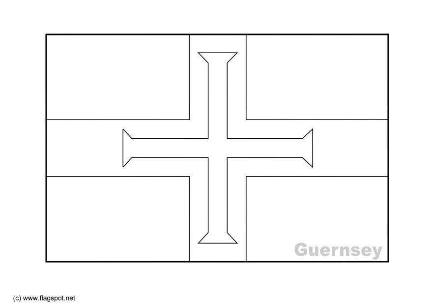 Kleurplaat guernsey