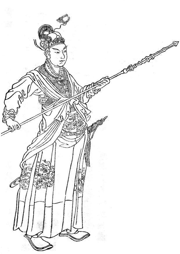 han xin Kleurplaat han xin