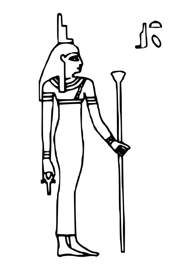 isis Kleurplaat isis