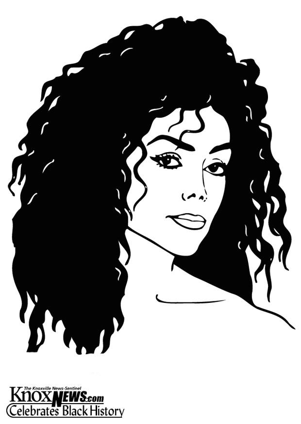 latoya jackson Kleurplaat latoya jackson