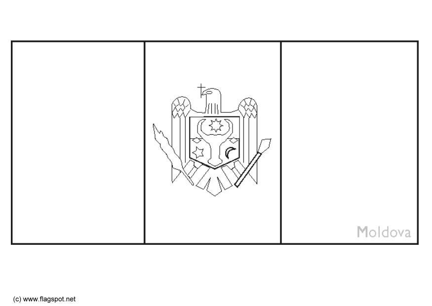 moldavie Kleurplaat moldavie