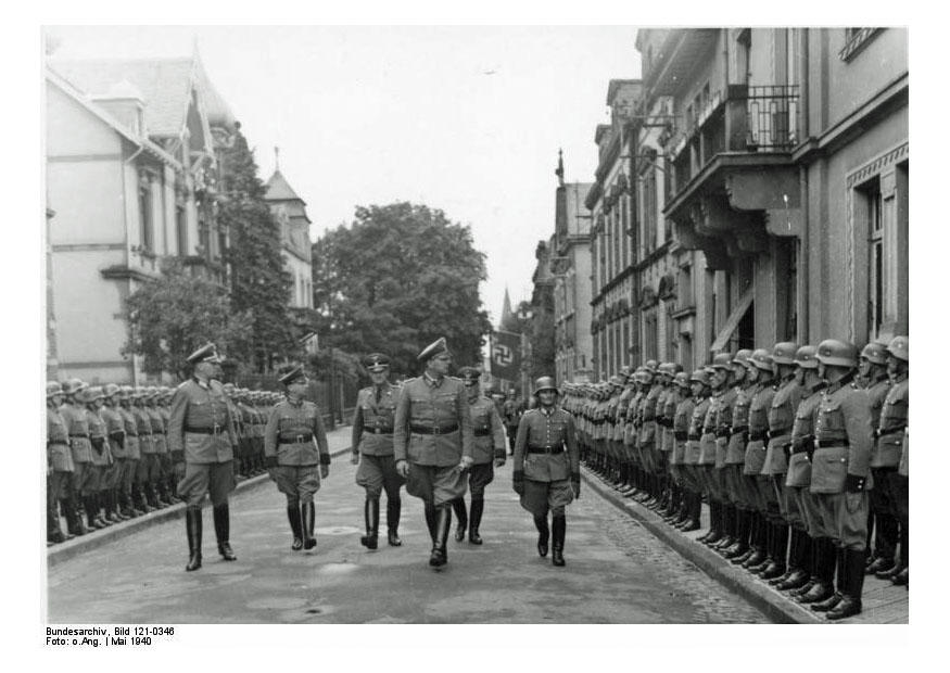 parade in saarbrucken Foto parade in saarbrucken