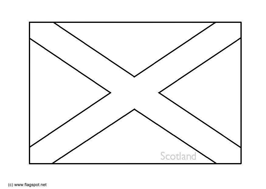 schotland Kleurplaat schotland