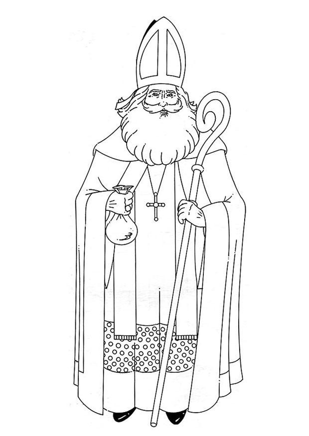 sinterklaas Kleurplaat sinterklaas