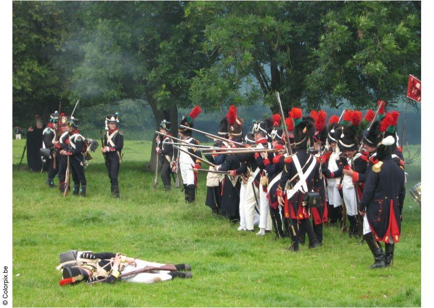 slag bij waterloo Foto slag bij waterloo