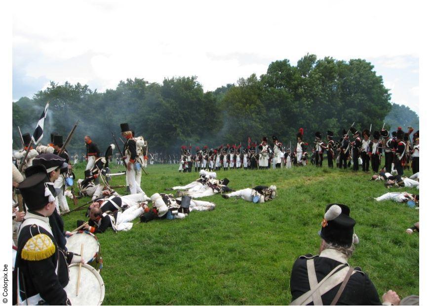 slag bij waterloo Foto slag bij waterloo