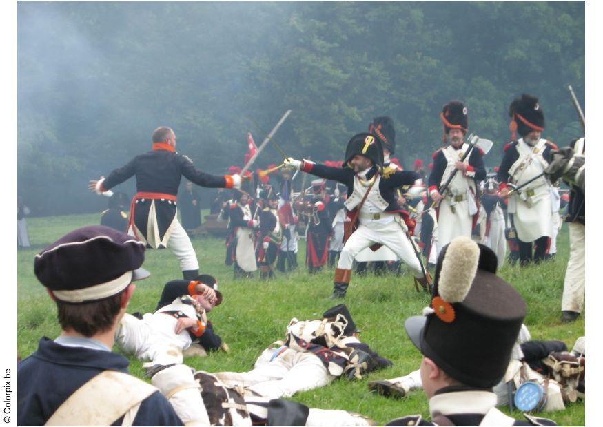 slag bij waterloo Foto slag bij waterloo