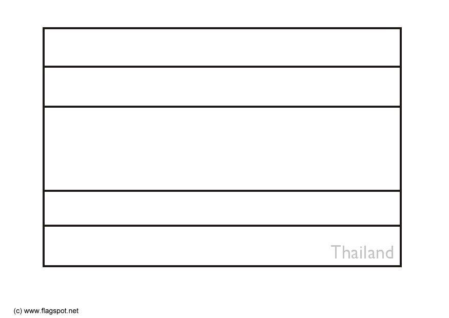 thailand Kleurplaat thailand