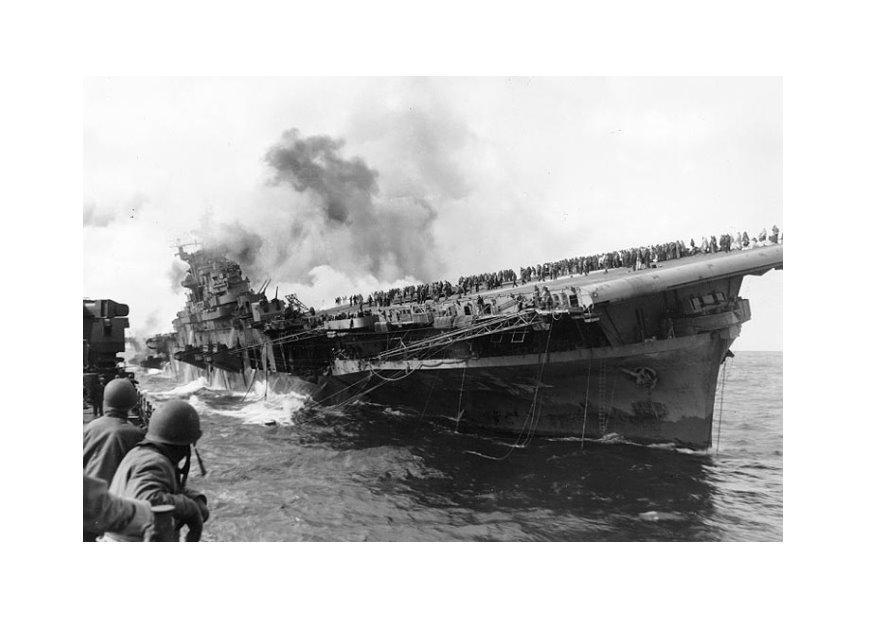 uss franklin 1945 Foto uss franklin 1945